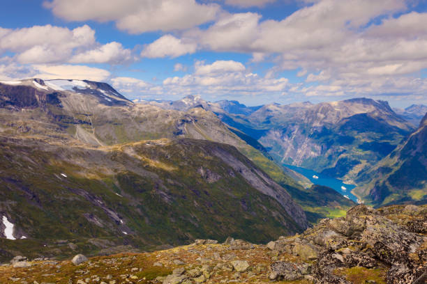 istock Geirangerfjord from Dalsnibba viewpoint, Norway 1292603249