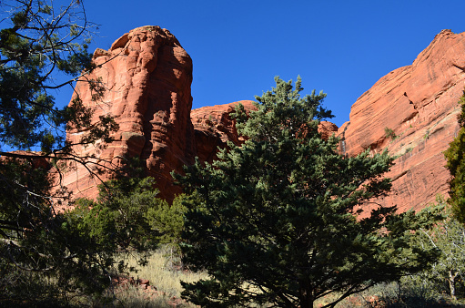Images of the rocks and geology at Arches National Park in Utah, Southwest USA