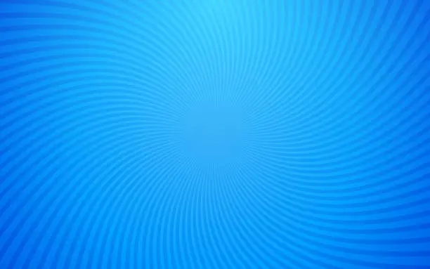 Vector illustration of Abstract Spiral Swirl Blue Background Pattern