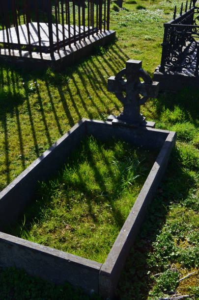 istock Graveyard Stone Memorial on Valentia Islands in Ireland 1292623340