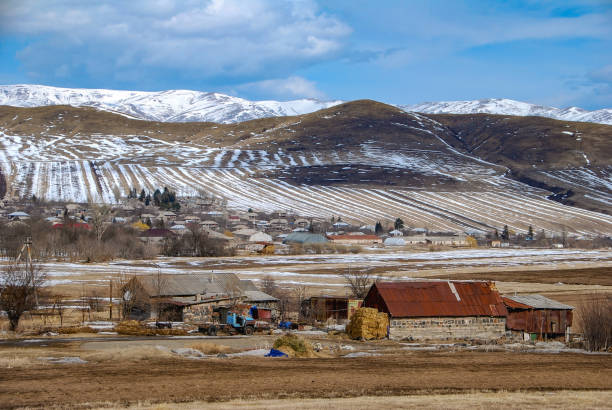 istock winter in Armenia, Gargar Village. 1292624258