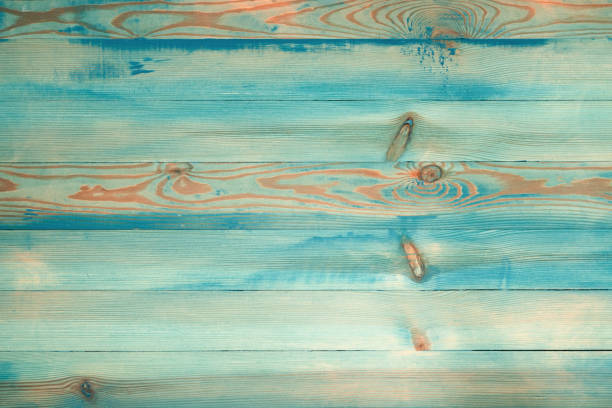 istock Turquoise wooden vintage background with copy space 1292624344