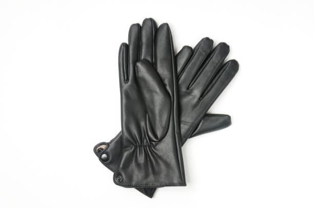 istock Casual gloves on white background 1292630973