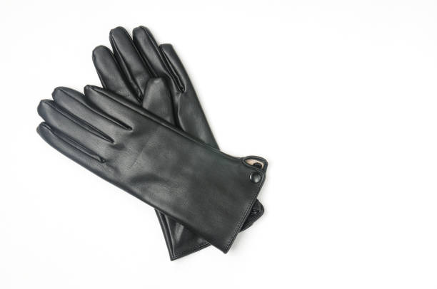 istock Casual gloves on white background 1292630977