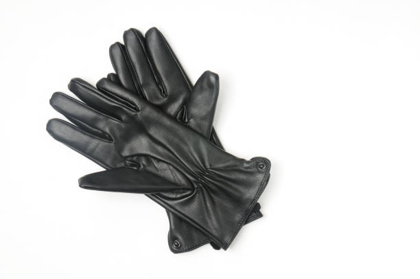 istock Casual gloves on white background 1292630992