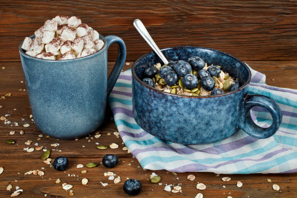 Healthy eating and breakfast concept