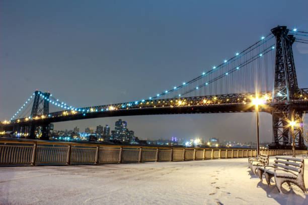 istock East River Park Promenade in the winter 1292632104