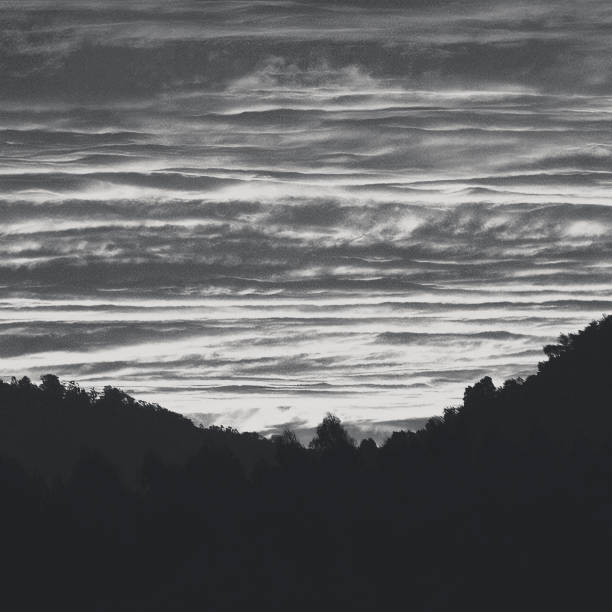 istock Monochrome cloudscape over the forests of southern Chile 1292632160