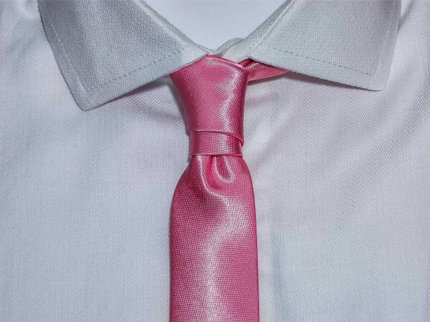 istock tie pink and shirt white 1292632166