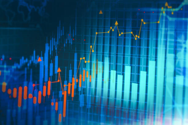 istock Blue financial graphs and diagrams background 1292635704