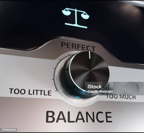 Balance Knob Stock Photo - Download Image Now - Goldilocks And The Three Bears, Hormone, Balance