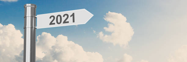 istock Happy New Year Background. Start in 2021. 3D illustration 1292651222