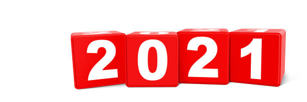 istock Happy New Year Background. Start in 2021. 3D illustration 1292651231