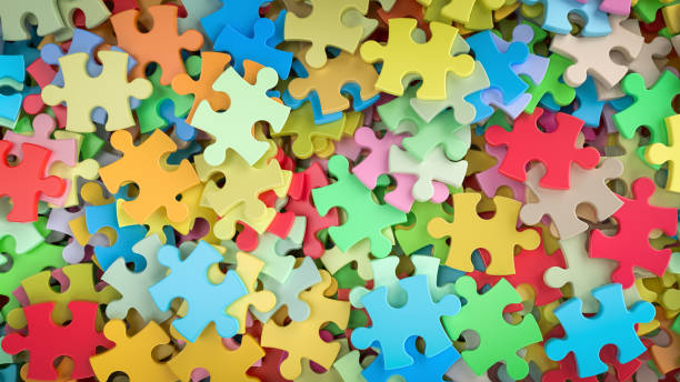 istock Heap of puzzle pieces 1292652222