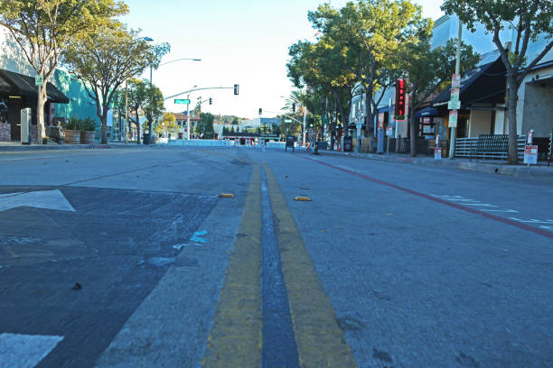 istock Empty Street in Culver City, CA 1292654054