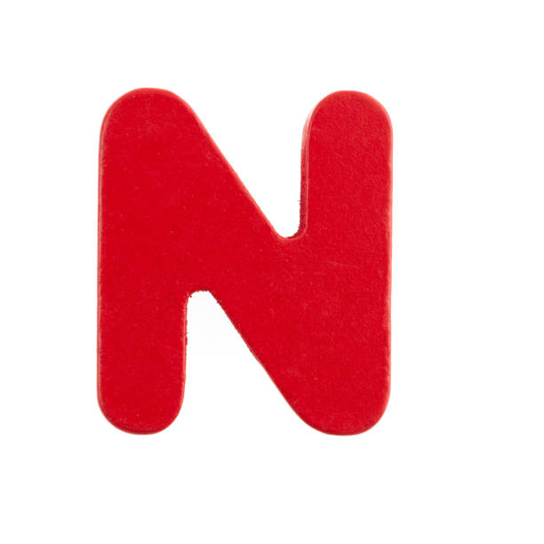 istock Wooden letter N on white background 1292662365