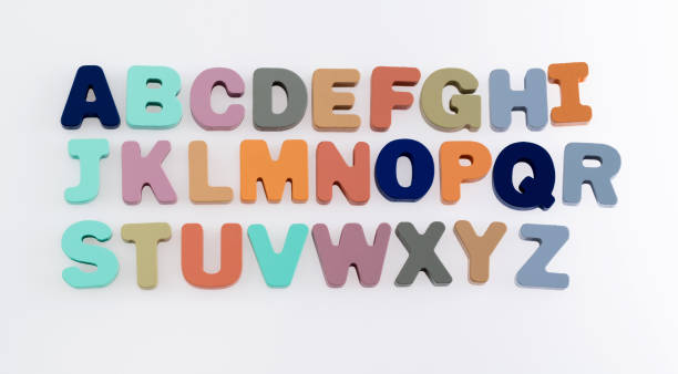 istock Wooden alphabet blocks on white background 1292665618