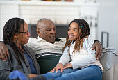 Multi generational African American family