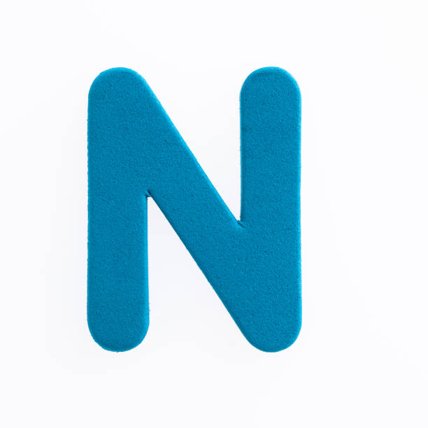istock Foam letter N on white background 1292668020