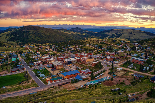 Victor is an antique mining Town adjacent to a large Gold Mine in the Colorado Rocky Mountains