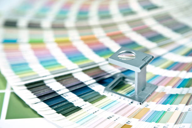 istock Close up of an offset printing machine during production 1292675774