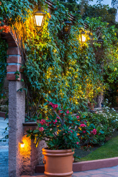 istock Patio Mexican house 1292675894