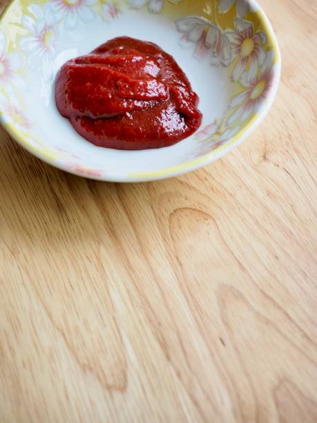 istock Korean traditional sauce kochujang, red pepper paste sauce 1292677617