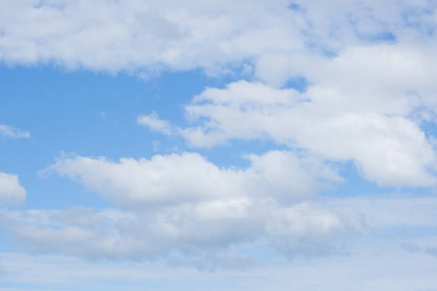 istock blue sky and airy white clouds, heavenly landscape 1292678540