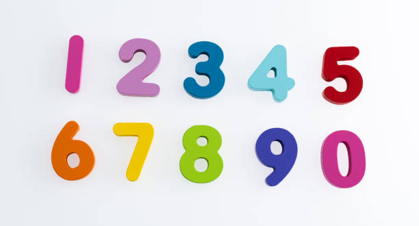 istock Wooden numbers from 0 to 9 1292679400