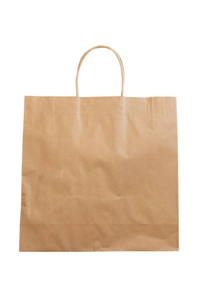 istock brown paper bag with rope handle isolated on white background 1292681030