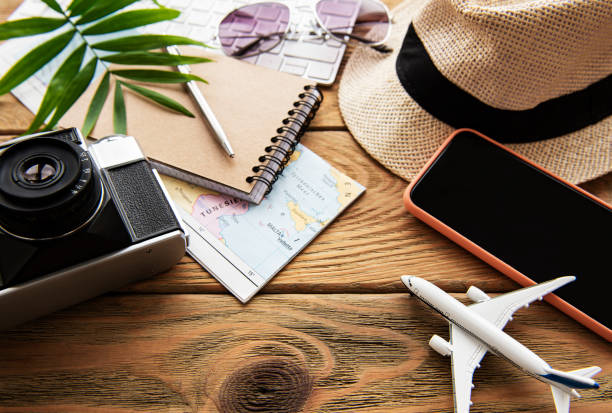 istock Summer holiday background. Travel concept 1292681890
