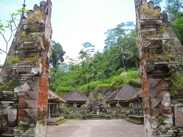 istock Gunung Kawi Temple and Candi in jungle at Bali 1292683965