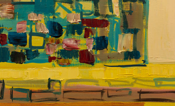 istock abstraction, oil painting, simple art 1292691554