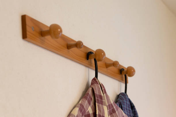 istock Hanger hook for hanging clothes in the room 1292696439