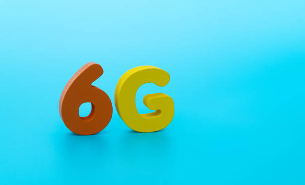 istock Wooden word 6G on blue background 1292697599