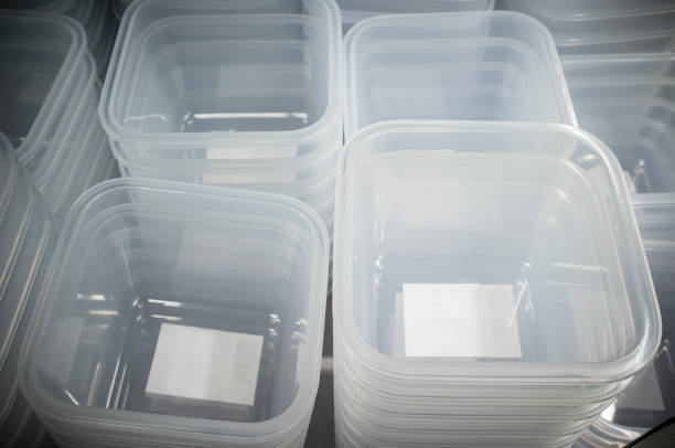 istock Piles of plastic food storage containers 1292697851