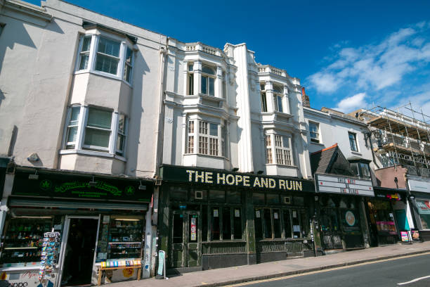 September 17, 2022: The exterior of the Ten Bells public house, Spitalfields, London. Made famous as the tavern frequented by Jack the Ripper and his victims