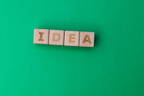 istock Wooden blocks with word idea 1292701123