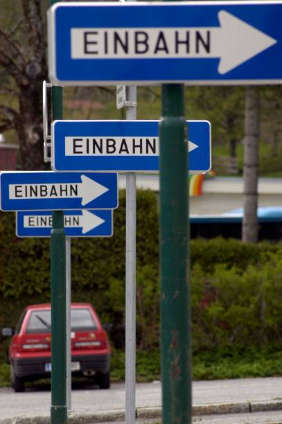istock one way street (Einbahnstraße) traffic sign 1292706978