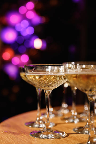 istock Glasses with champagne at an event, celebration, party 1292712561