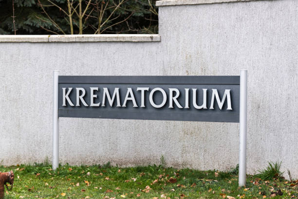 istock A sign with the inscription Crematorium 1292715742