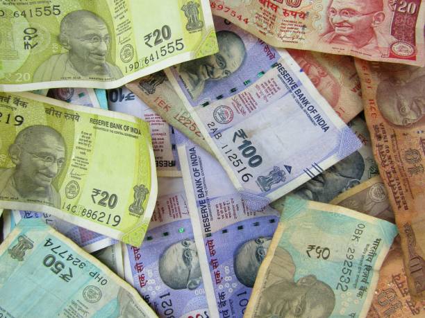 istock Indian currency(10,20, 50, 100) stock photo , 1292717335
