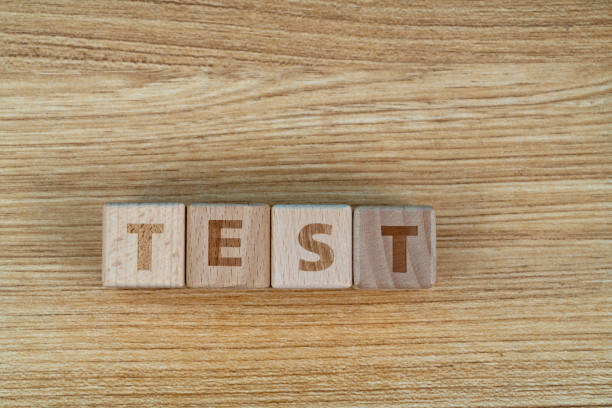 istock Wooden blocks with word test 1292720536