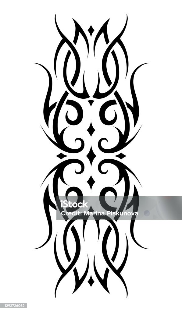 Tribal Tattoo Set Design Element. Tribals Style Border Design Ornament  Shape, Black Illustration, Creative Element. Royalty Free SVG, Cliparts,  Vectors, and Stock Illustration. Image 80834292.