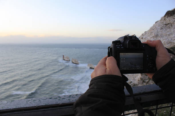 istock Taking photo of The Needles 1292731824