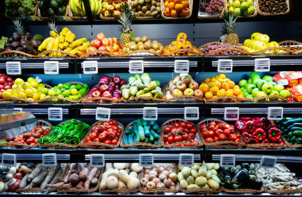 istock Fruits and vegetables in baskets 1292734234