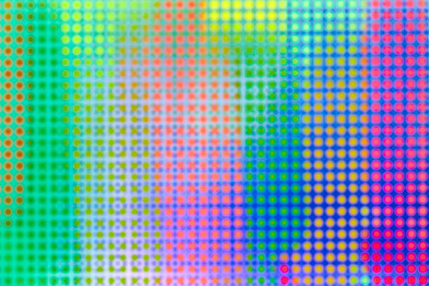 istock Abstract colorful digital led screen background 1292738669