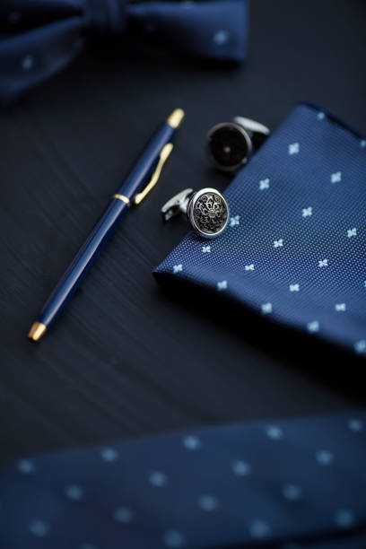 istock luxury men's cufflinks with pen 1292738825