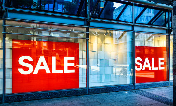 sale sign at a shop