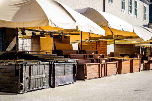 market stand in italy - photo